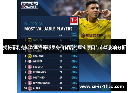 揭秘菲利克斯坎塞洛等球员身价背后的真实原因与市场影响分析