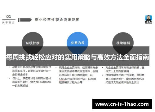 每周挑战轻松应对的实用策略与高效方法全面指南